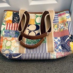 Cute and Colorful Coach bag! ❤️💙💜